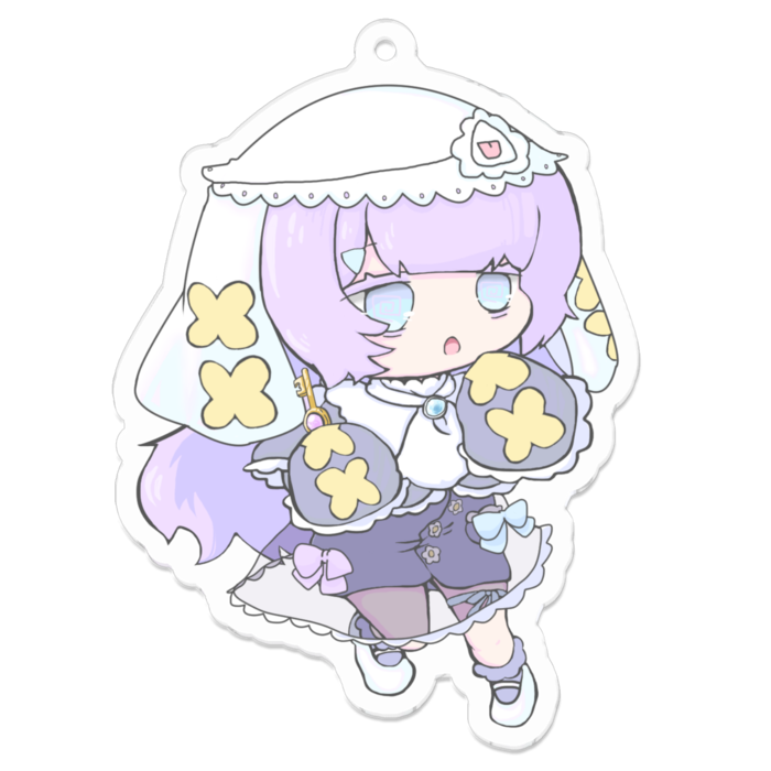 アクリルキーホルダー - 70 x 70 (mm)