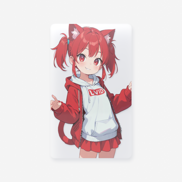 クリアカード - 名刺(55 × 91mm)