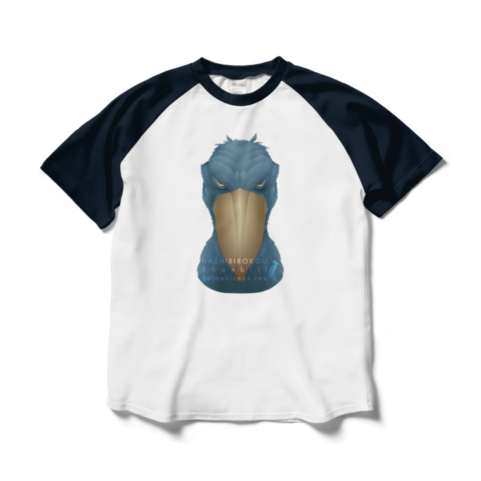 ラグランTシャツ - L - ホワイト×ネイビー