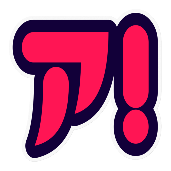 クリア！ステッカー - 100 x 100 (mm)