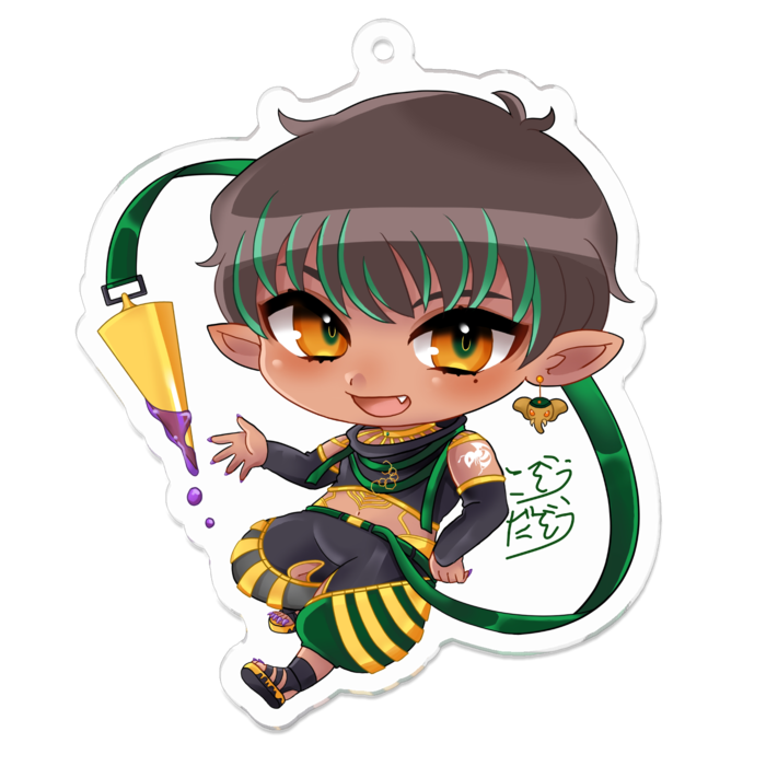 アクリルキーホルダー - 70 x 70 (mm)