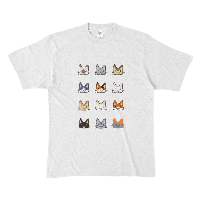 カラーTシャツ(淡色) - XL - アッシュ