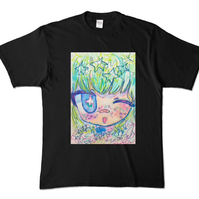 カラーTシャツ - XL - ブラック (濃色)