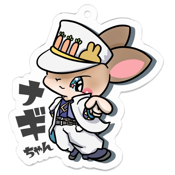 アクリルキーホルダー（コーティング） - 50 x 50 (mm)