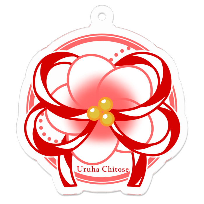 アクリルキーホルダー - 50 x 50 (mm)