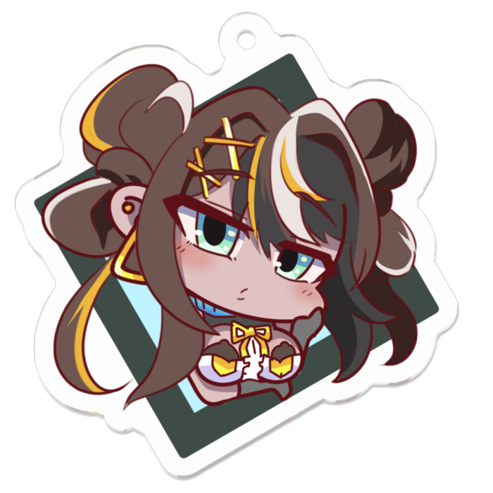 アクリルキーホルダー - 50 x 50 (mm)