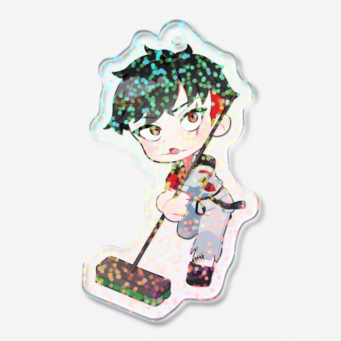 ホログラムアクリルキーホルダー - 50 × 50mm