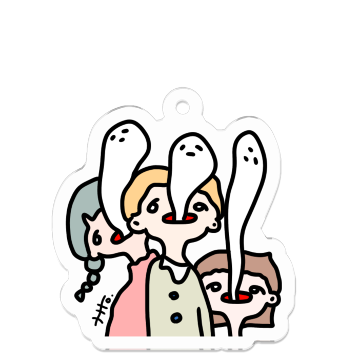アクリルキーホルダー - 50 x 50 (mm)