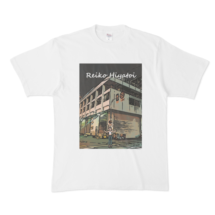 旧センターTシャツ - XL - 白
