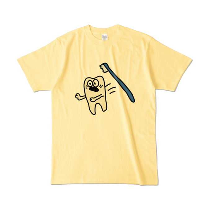 カラーTシャツ - L - ライトイエロー (淡色)