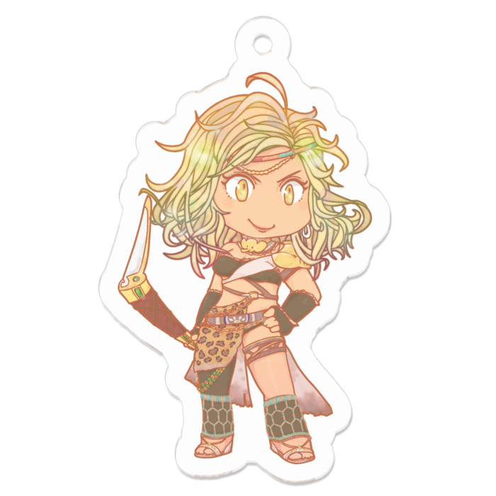 アクリルキーホルダー - 50 x 50 (mm)