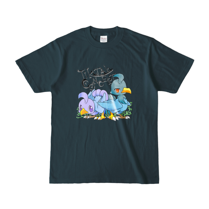 カラーTシャツ(濃色) - S - デニム