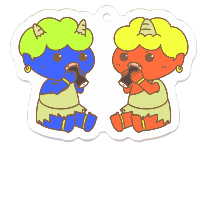 アクリルキーホルダー - 50 x 50 (mm)