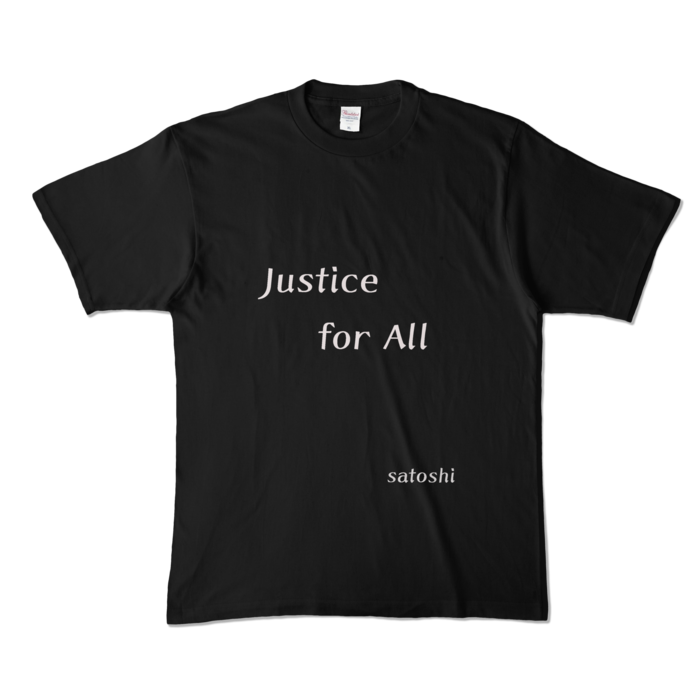 カラーTシャツ - XL - ブラック (濃色)