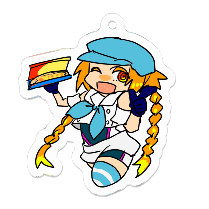 アクリルキーホルダー - 50 x 50 (mm)