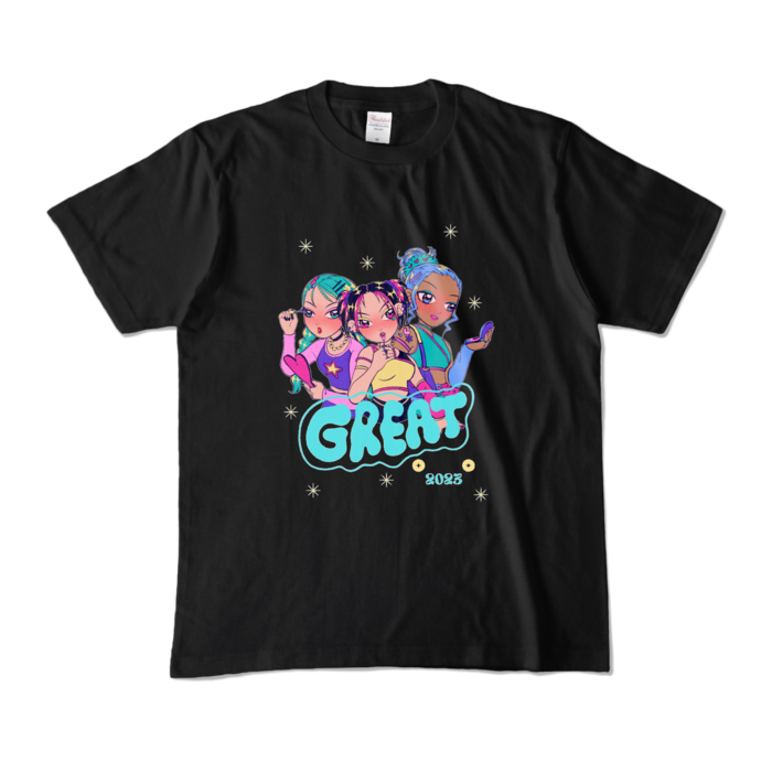 カラーTシャツ - M - ブラック (濃色)