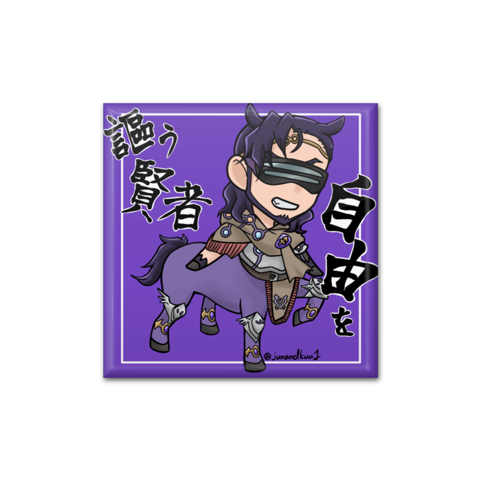 缶バッジ - 四角形40mm