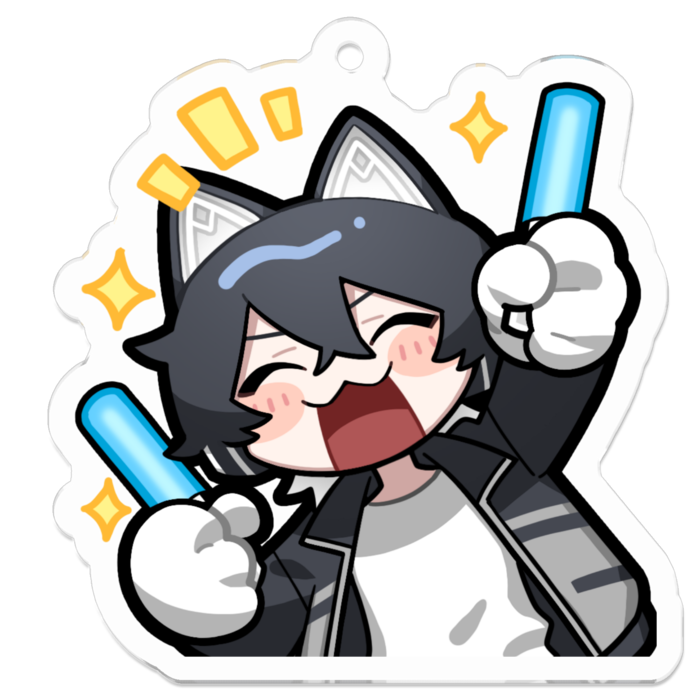 アクリルキーホルダー - 50 x 50 (mm)