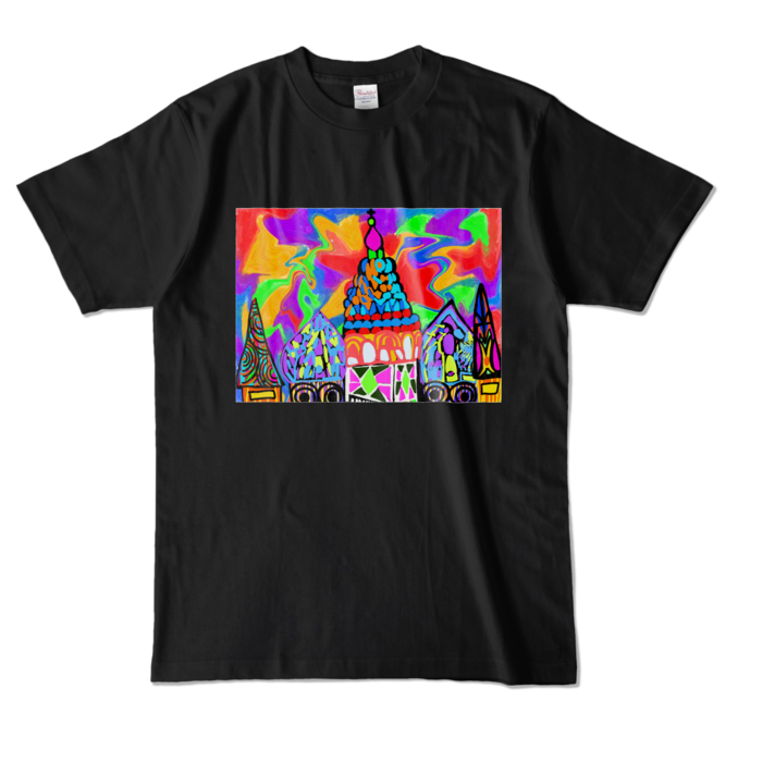 カラーTシャツ - L - ブラック (濃色)