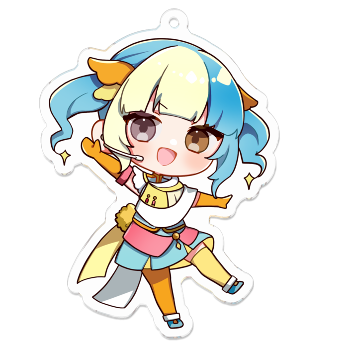 アクリルキーホルダー - 70 x 70 (mm)