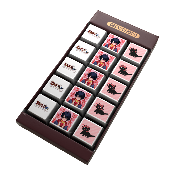 DECOチョコ - 列ごとにデザイン