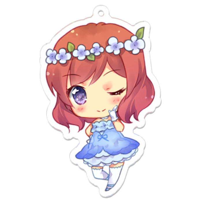 アクリルキーホルダー - 70 x 70 (mm)