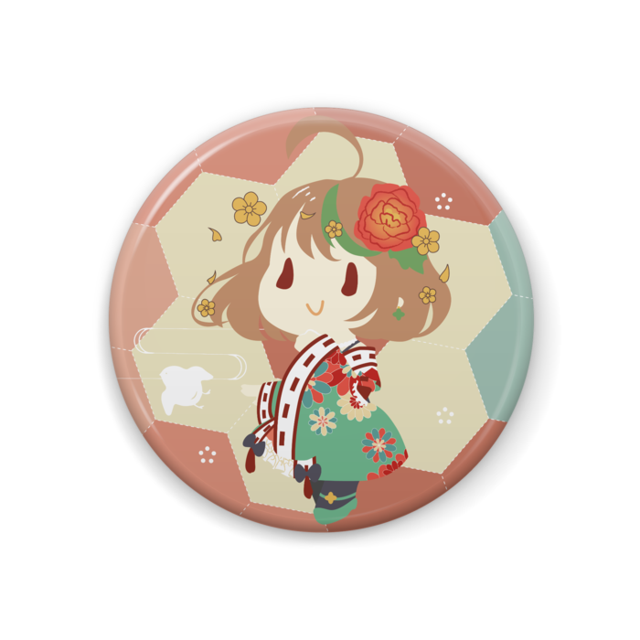 見返りあみい缶バッジ - 44mm