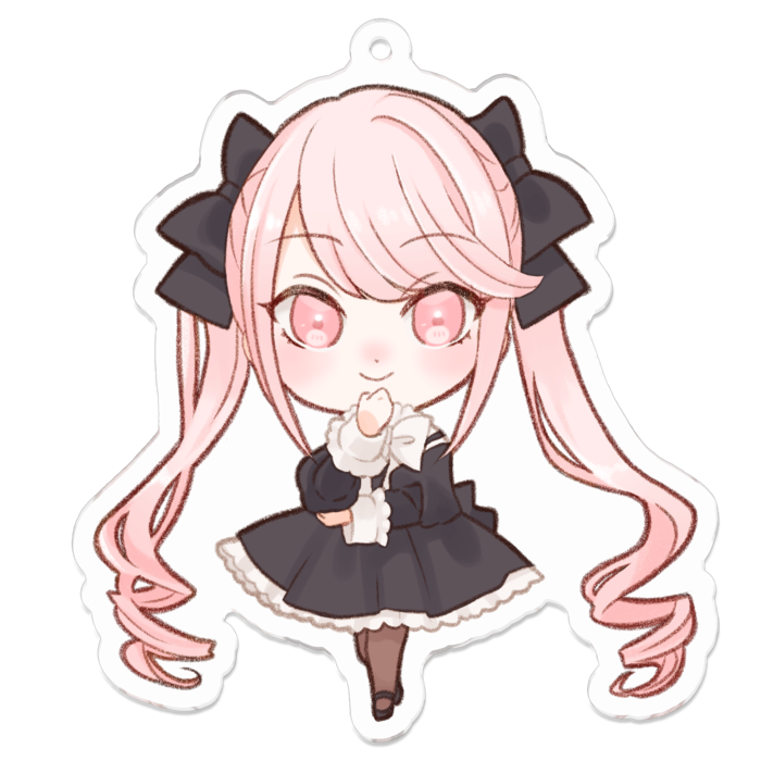 アクリルキーホルダー（コーティング） - 70 × 70 (mm)