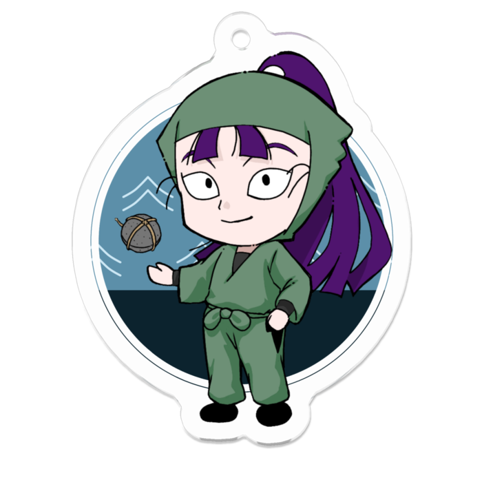 アクリルキーホルダー - 50 x 50 (mm)