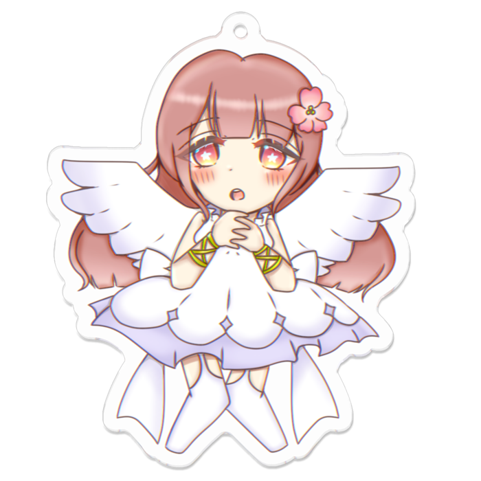 アクリルキーホルダー - 70 x 70 (mm)