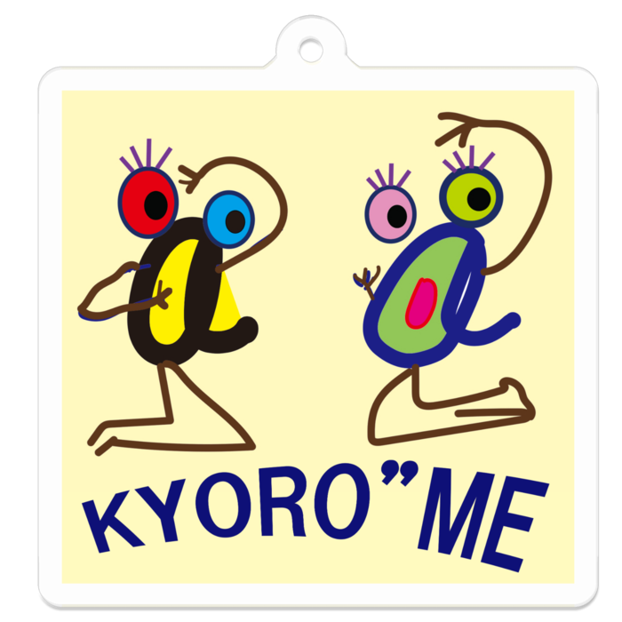 アクリルキーホルダー - 50 x 50 (mm)