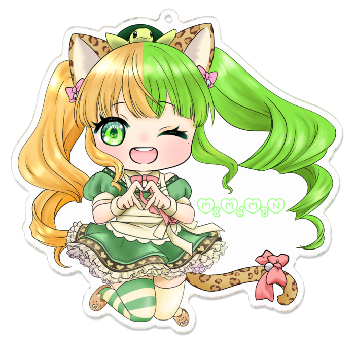 アクリルキーホルダー - 100 x 100 (mm)