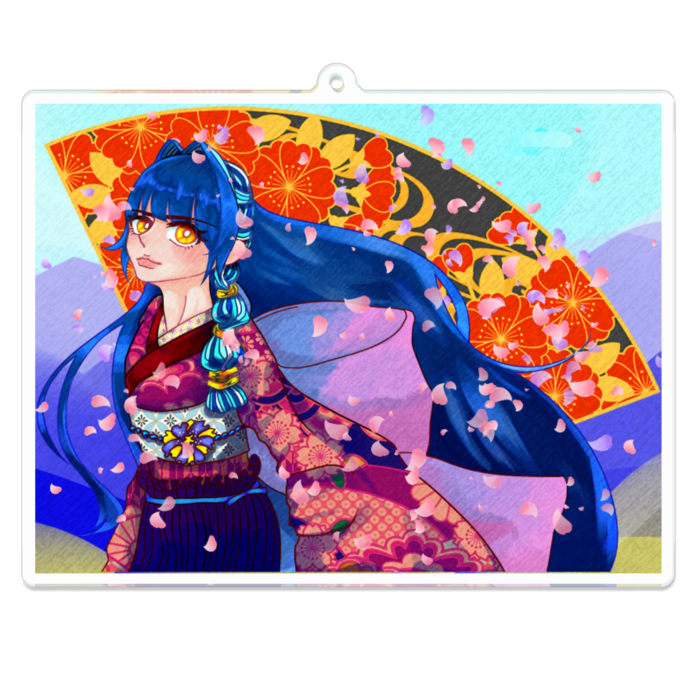 アクリルキーホルダー - 100 x 100 (mm)