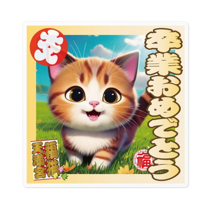 ステッカー - 100 x 100 (mm)