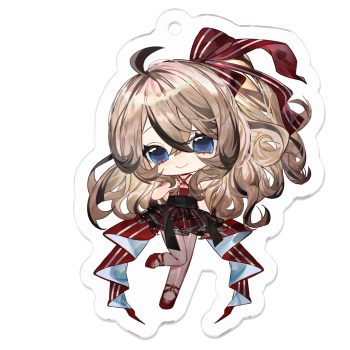 アクリルキーホルダー（コーティング） - 50 x 50 (mm)