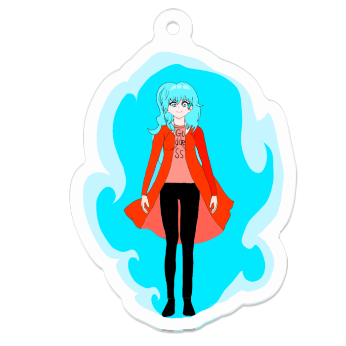 アクリルキーホルダー - 50 x 50 (mm)