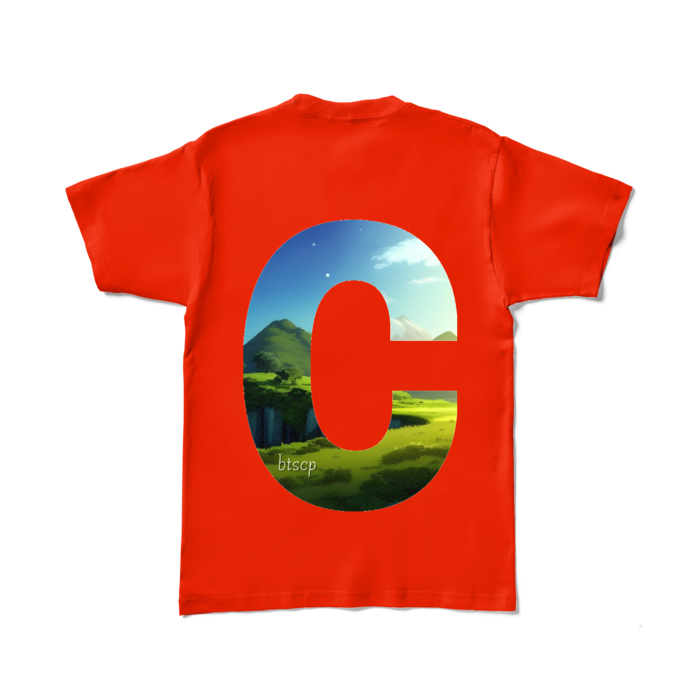 カラーTシャツ - L - レッド (濃色)