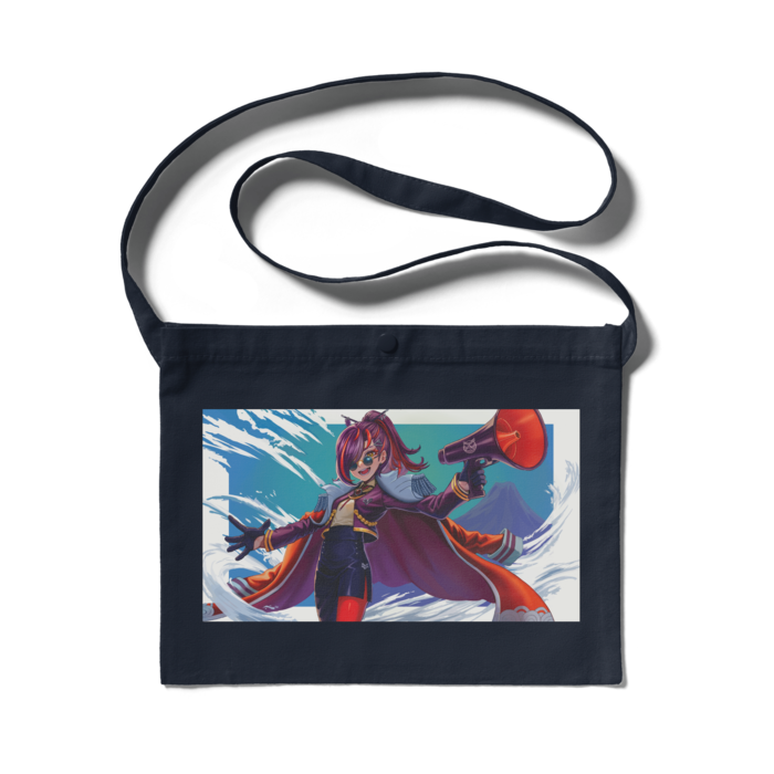 サコッシュ ネイビー - 300 x 230 (mm)