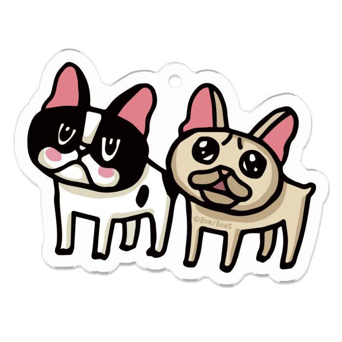 アクリルキーホルダー - 50 x 50 (mm)