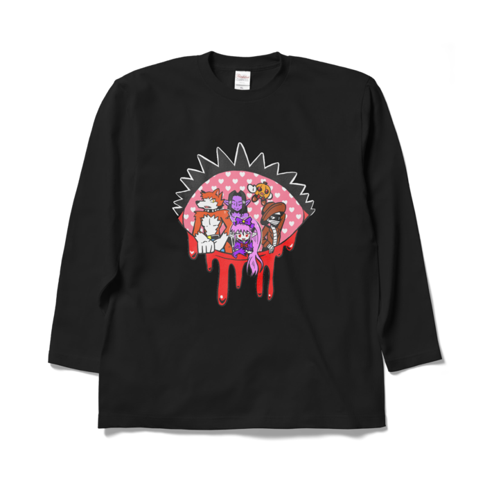ロングスリーブTシャツ - XL - ブラック