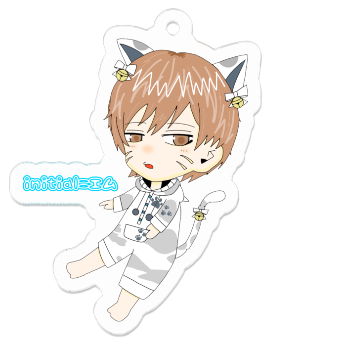 アクリルキーホルダー - 50 x 50 (mm)