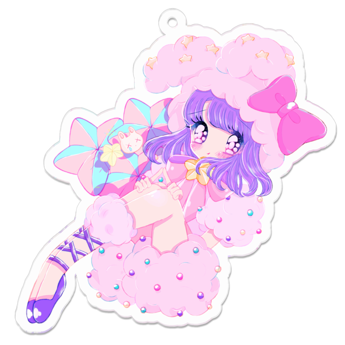 アクリルキーホルダー - 70 x 70 (mm)