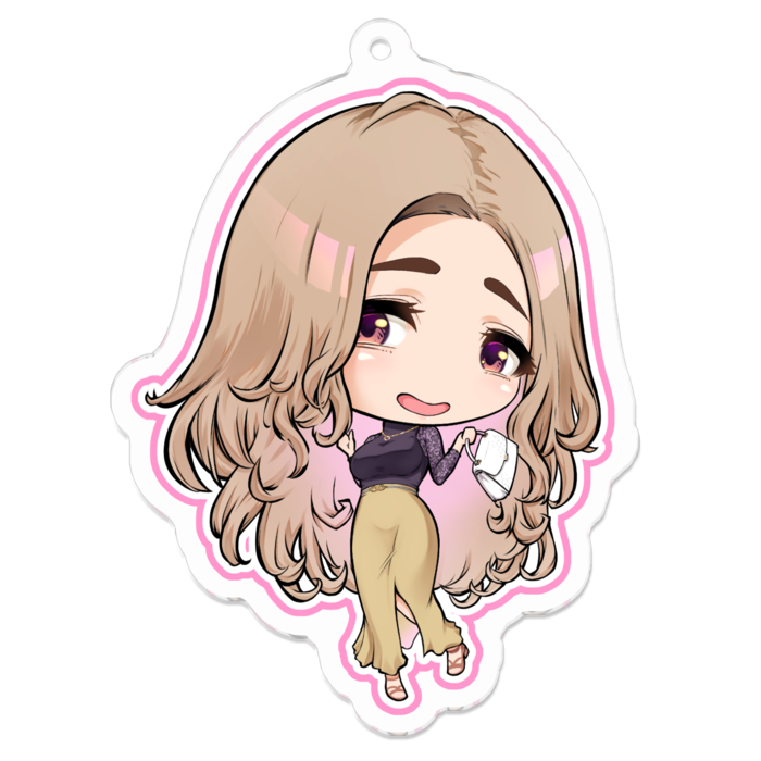 アクリルキーホルダー - 70 x 70 (mm)