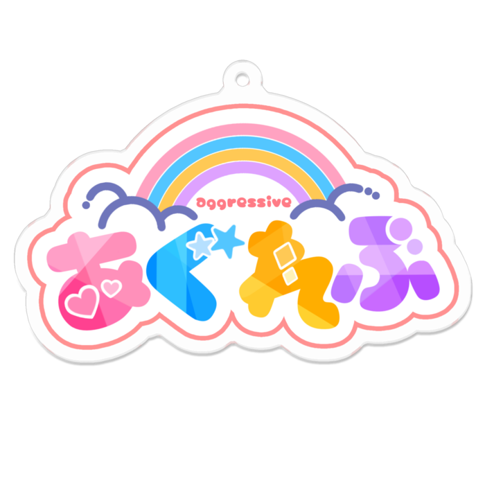 アクリルキーホルダー - 70 x 70 (mm)