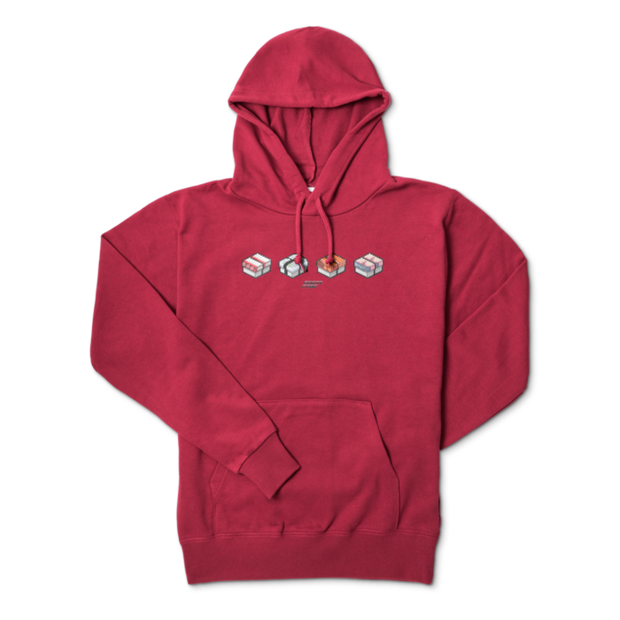 パーカー - M - バーガンディ