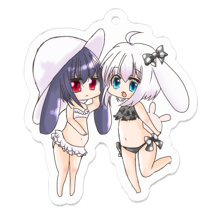 アクリルキーホルダー - 50 x 50 (mm)