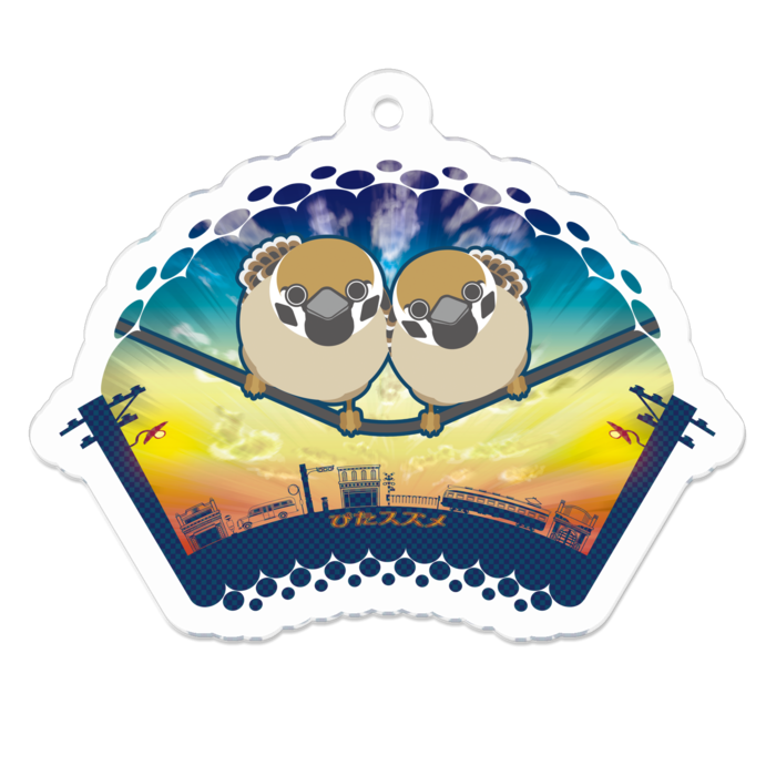 アクリルキーホルダー - 50 x 50 (mm)