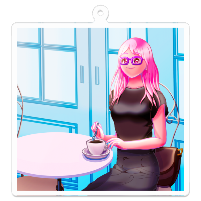 アクリルキーホルダー - 70 x 70 (mm)