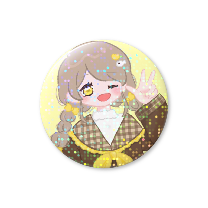 ホログラム缶バッジ - 32mm