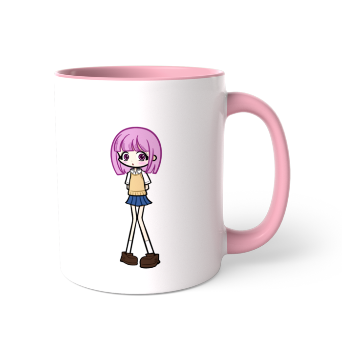 ツートンカラーマグカップ - 直径 8.2cm / 高さ 9.5cm